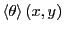 $\left<\theta\right>(x,y)$