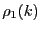 $\displaystyle \rho_1(k)$