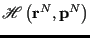 $ \mathscr{H}\left({\bf r}^N,{\bf p}^N\right)$